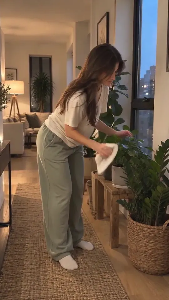 Iris · one_take · evening plant corner reset