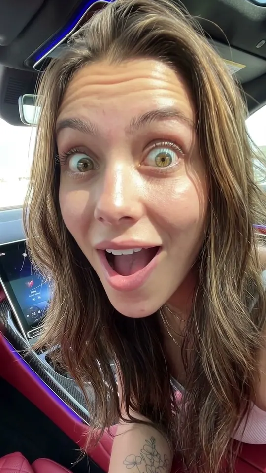 Nova · Stunned laugh · Luxury car interior
