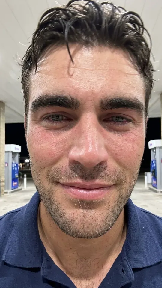 Jake · This got me · Gas station at night