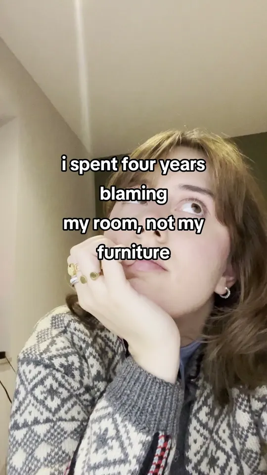 i spent four years blaming my room, not my furniture