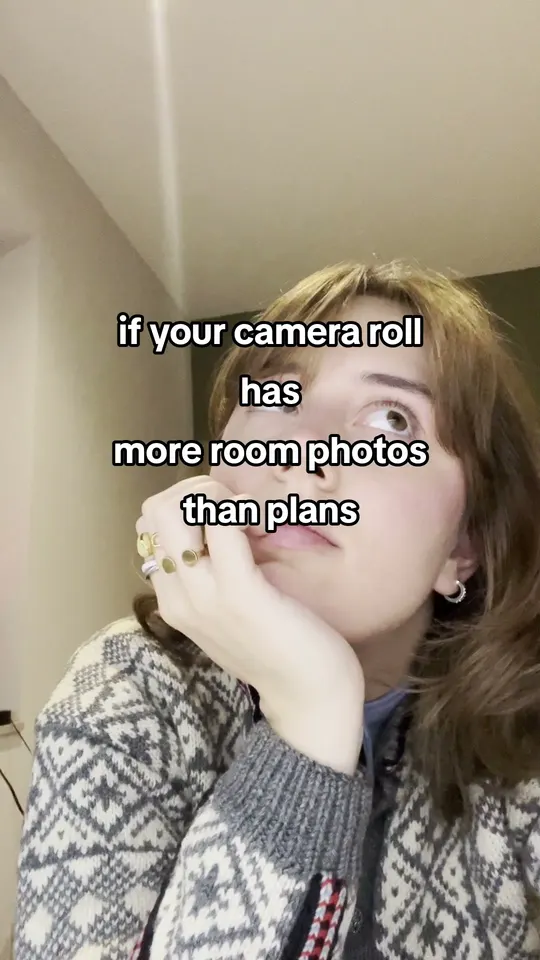 if your camera roll has more room photos than plans ❤